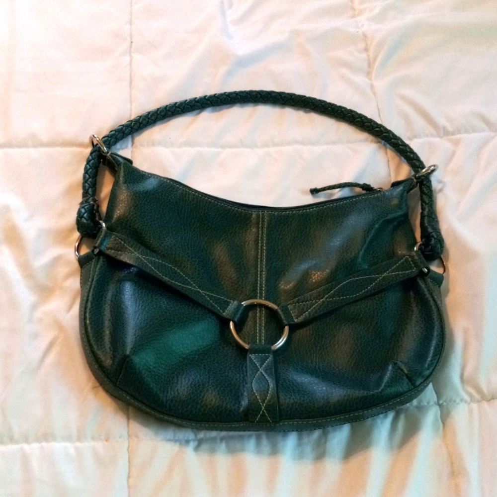 NY&C Green leather purse